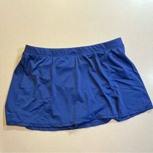 Blue swim skirt XL
